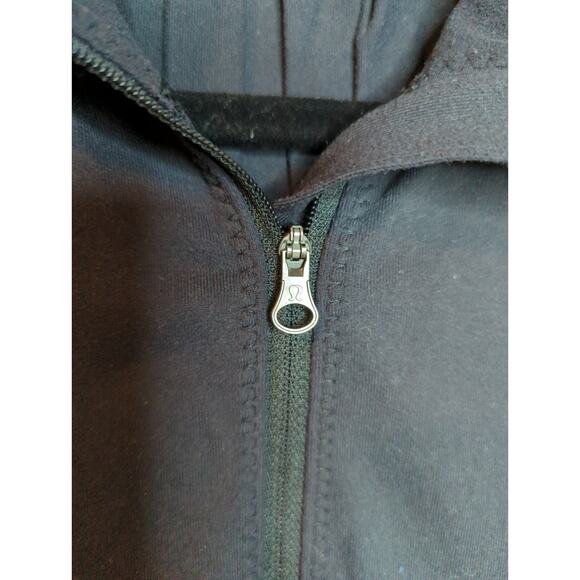 Lululemon 1/4 Zip Black Pullover in Black SIze 10 - Picture 3 of 5